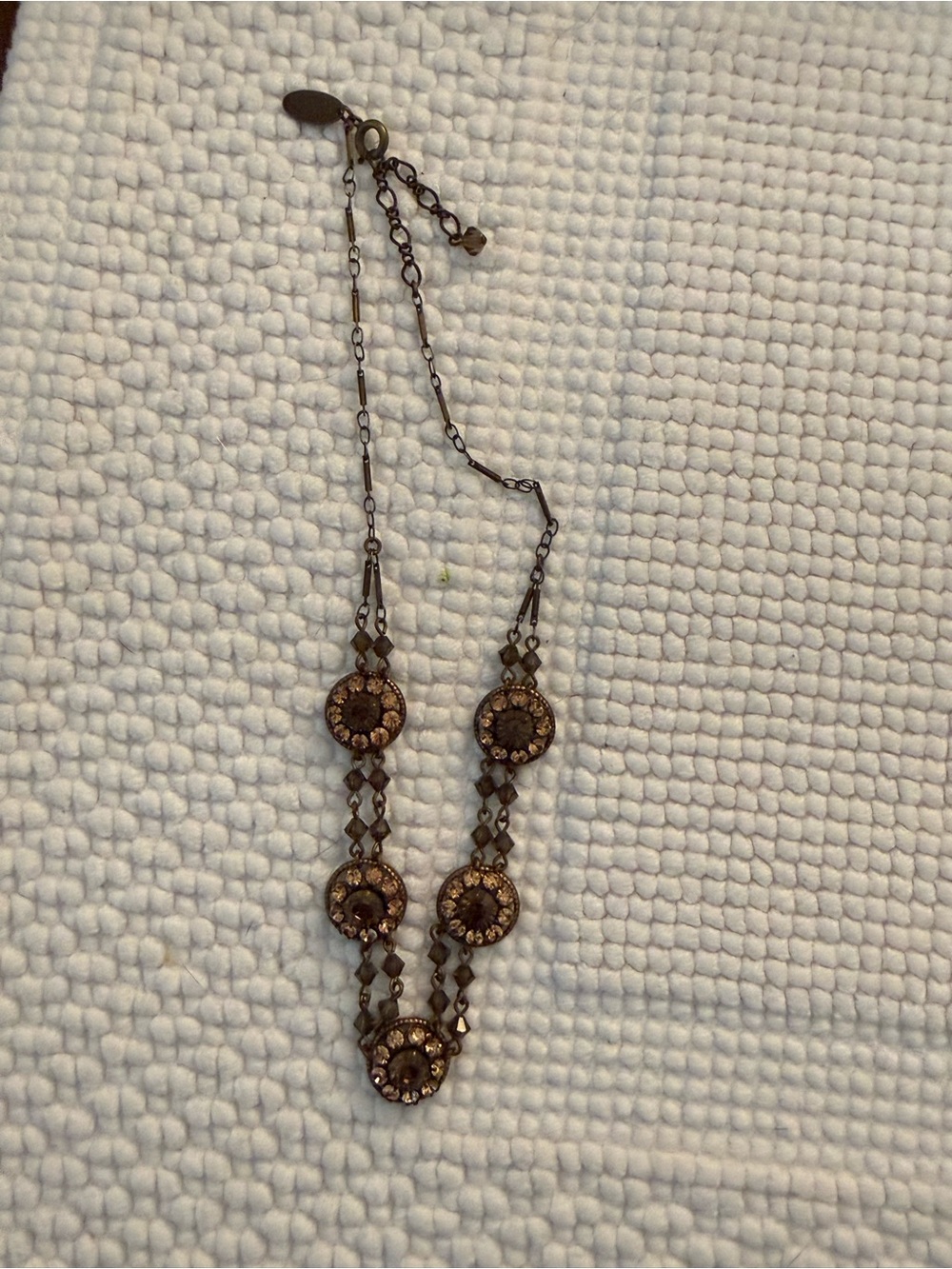 Liz Palacios crystal station necklace